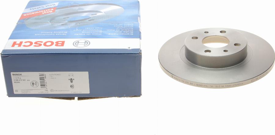 BOSCH 0 986 478 343 — Tarcza hamulcowa