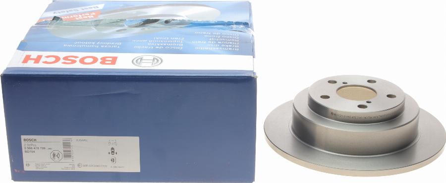BOSCH 0 986 478 799 — Tarcza hamulcowa