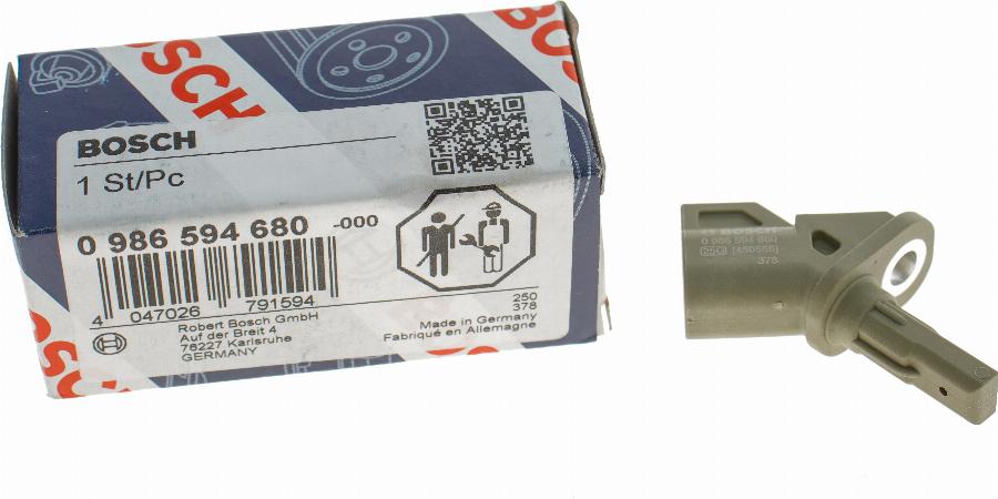 BOSCH 0 986 594 680 — Czujnik, prędkość obrotowa koła