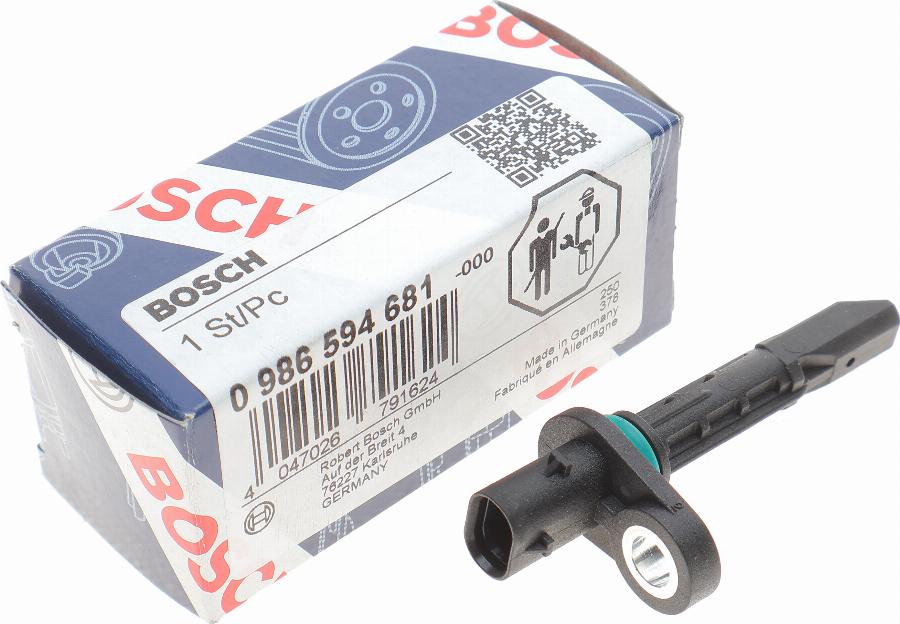 BOSCH 0 986 594 681 — Czujnik, prędkość obrotowa koła