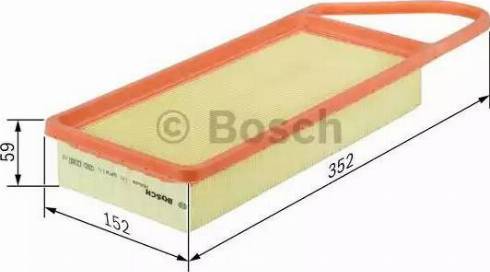BOSCH 0 986 626 853 - Filtr powietrza