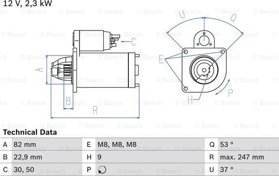 BOSCH 0 986 018 960 — Rozrusznik