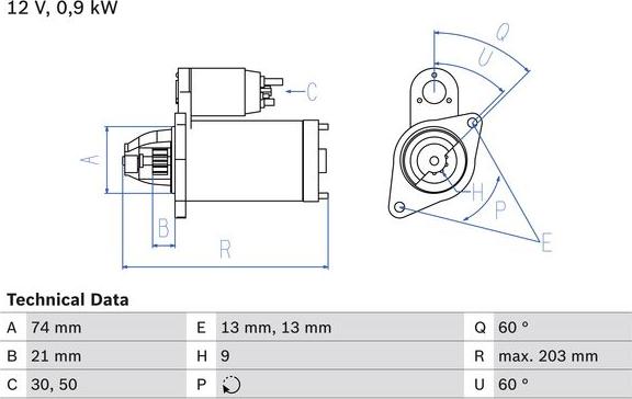 BOSCH 0 986 018 840 — Rozrusznik
