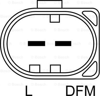 BOSCH 0 986 082 320 - ALTERNATOR FIAT DUCATO 2.3L 06-