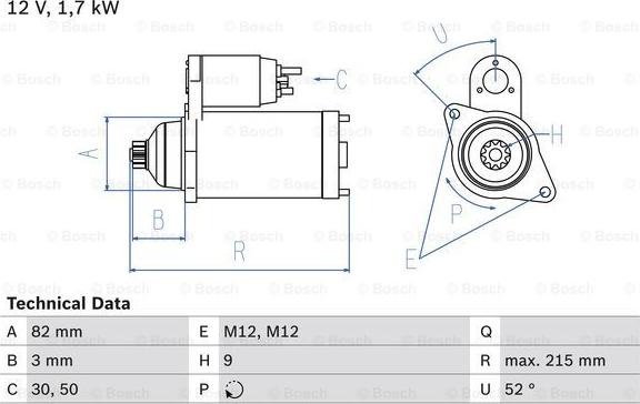 BOSCH 0 986 024 250 — Rozrusznik