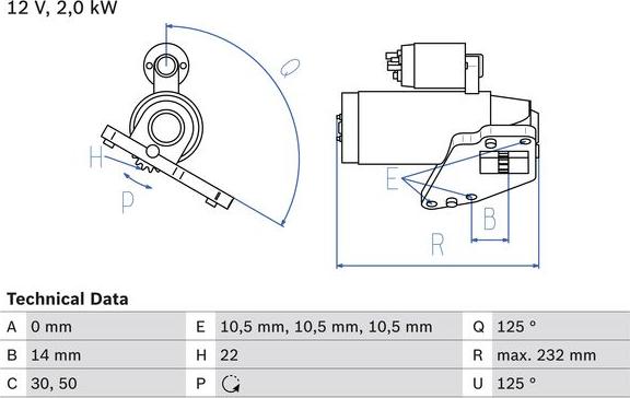 BOSCH 0 986 024 710 — Rozrusznik