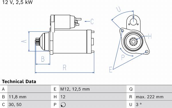 BOSCH 0 986 026 450 — Rozrusznik