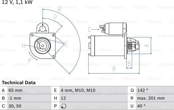 BOSCH 0 986 021 741 — Rozrusznik