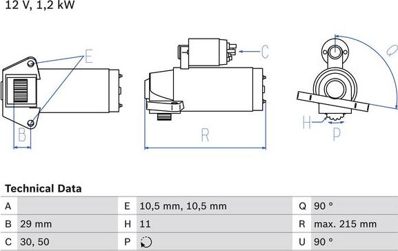 BOSCH 0 986 023 570 — Rozrusznik