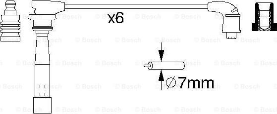 BOSCH 0 986 356 992 - PRZEWODY WYS. NAP. HYUNDAI SONATA III