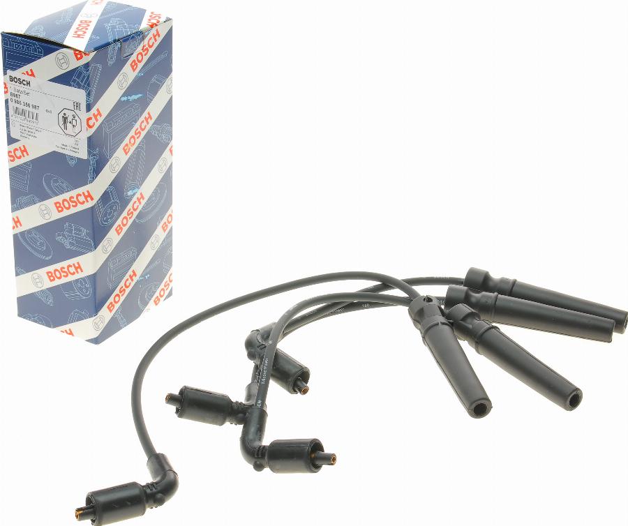BOSCH 0 986 356 987 — Zestaw przewodów zapłonowych