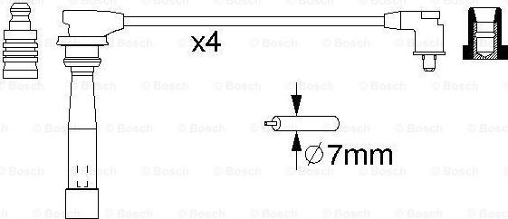 BOSCH 0 986 356 970 - PRZEWODY WYS. NAP. HYUNDAI 1.6