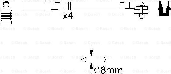BOSCH 0 986 356 887 - PRZEWODY WYS. NAP. FORD