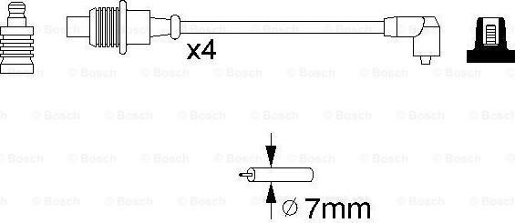 BOSCH 0 986 356 767 - PRZEWODY WYS. NAP. CITROEN