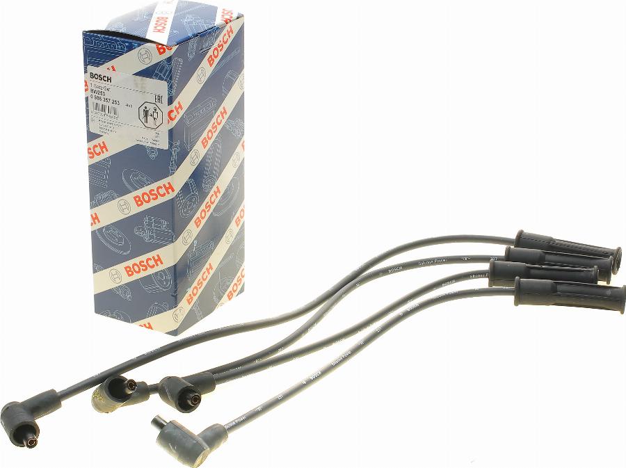 BOSCH 0 986 357 253 — Zestaw przewodów zapłonowych