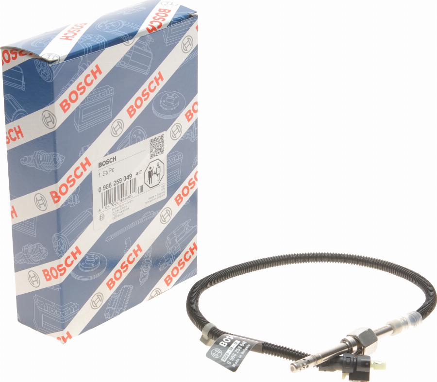 BOSCH 0 986 259 049 — Czujnik, temperatura spalin