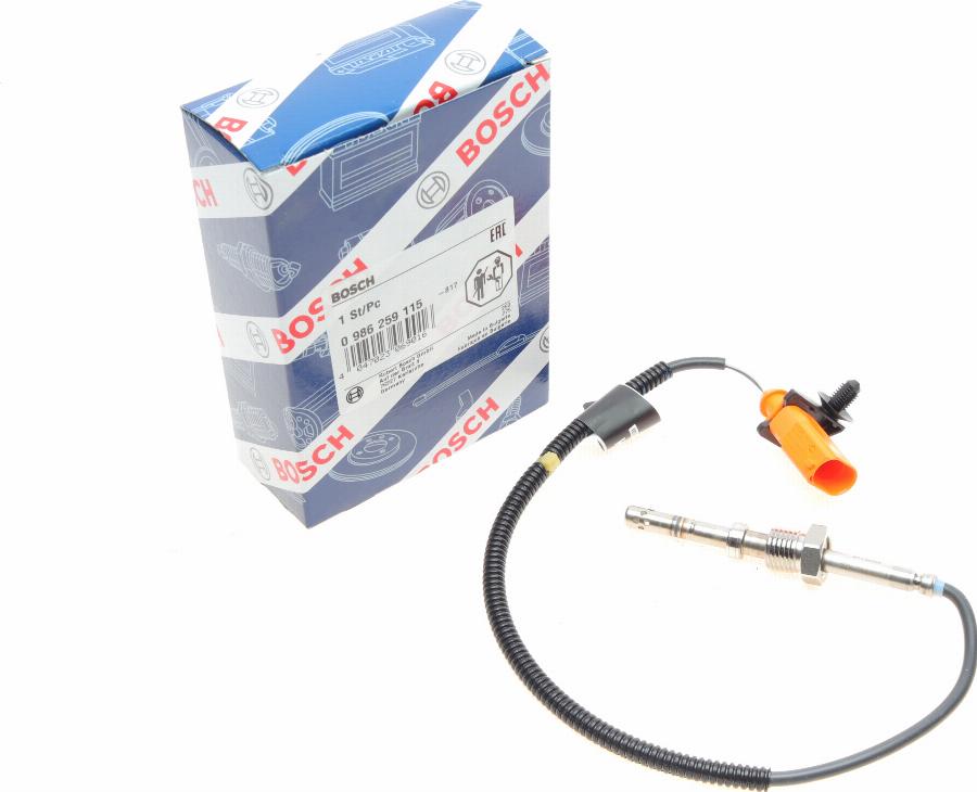 BOSCH 0 986 259 115 - CZUJNIK TEMP. SPALIN VW CRAFTER 2.0TDI 11-