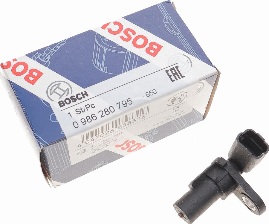 BOSCH 0 986 280 795 - Czujnik położenia wału korbowego
