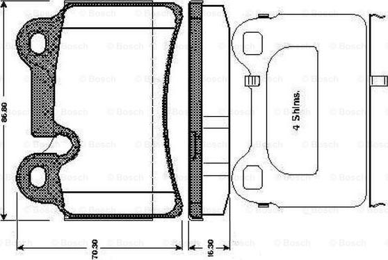 Meyle 025 240 9717/PD - KLOCKI HAM. VW T. TOUAREG 02-
