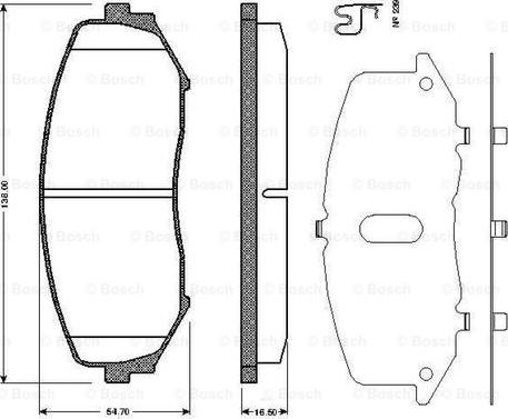 Blue Print ADK84234 - KLOCKI HAM. SUZUKI P. GRAND VITARA 1.6-3.2 4X4 05-
