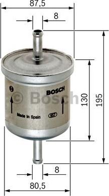 BOSCH 0 450 905 216 - FILTR PAL.ESCORT 1.3-1.4-VOLVO     F5216