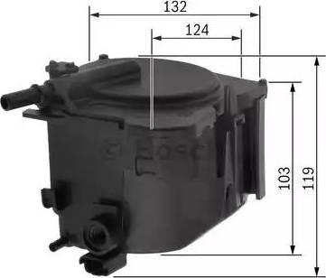 BOSCH 0 450 906 471 - Filtr paliwa