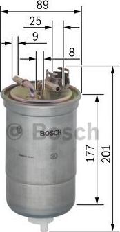BOSCH 0 450 906 295 - Filtr paliwa