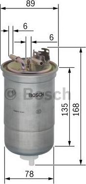 BOSCH 0 450 906 261 - FILTR PALIWA