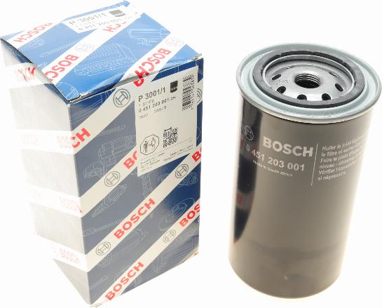 BOSCH 0 451 203 001 - FILTR OL.SAURER D-SERIE CIEZAROWEP3001