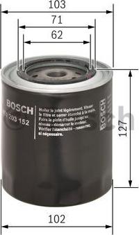 BOSCH 0 451 203 152 - FILTR OLEJU