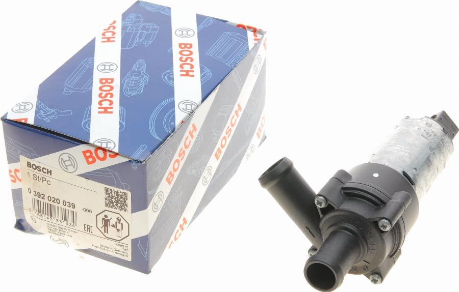 BOSCH 0 392 020 039 — Pompa cyrkulacji wody, ogrzewanie postojowe