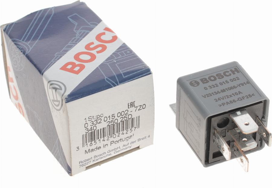 BOSCH 0 332 015 002 - Przekaźnik uniwersalny