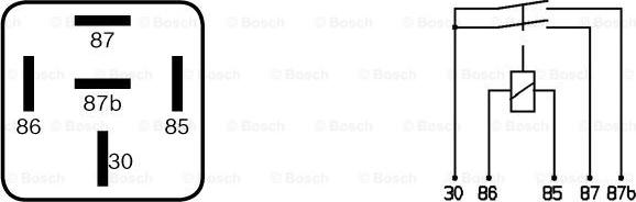 BOSCH 0 332 015 002 - Przekaźnik uniwersalny