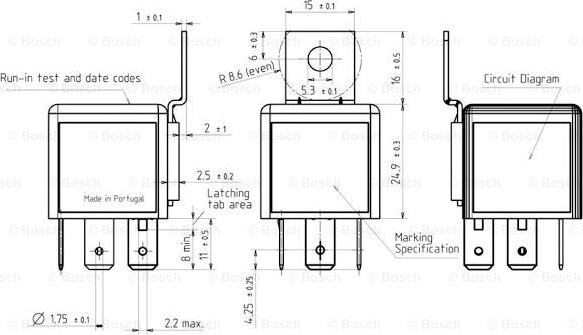 BOSCH 0 332 204 210 - Przekaźnik
