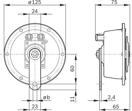 BOSCH 0 320 226 008 — Klakson