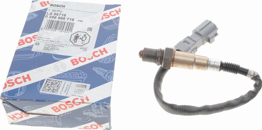 BOSCH 0 258 986 716 — Sonda lambda