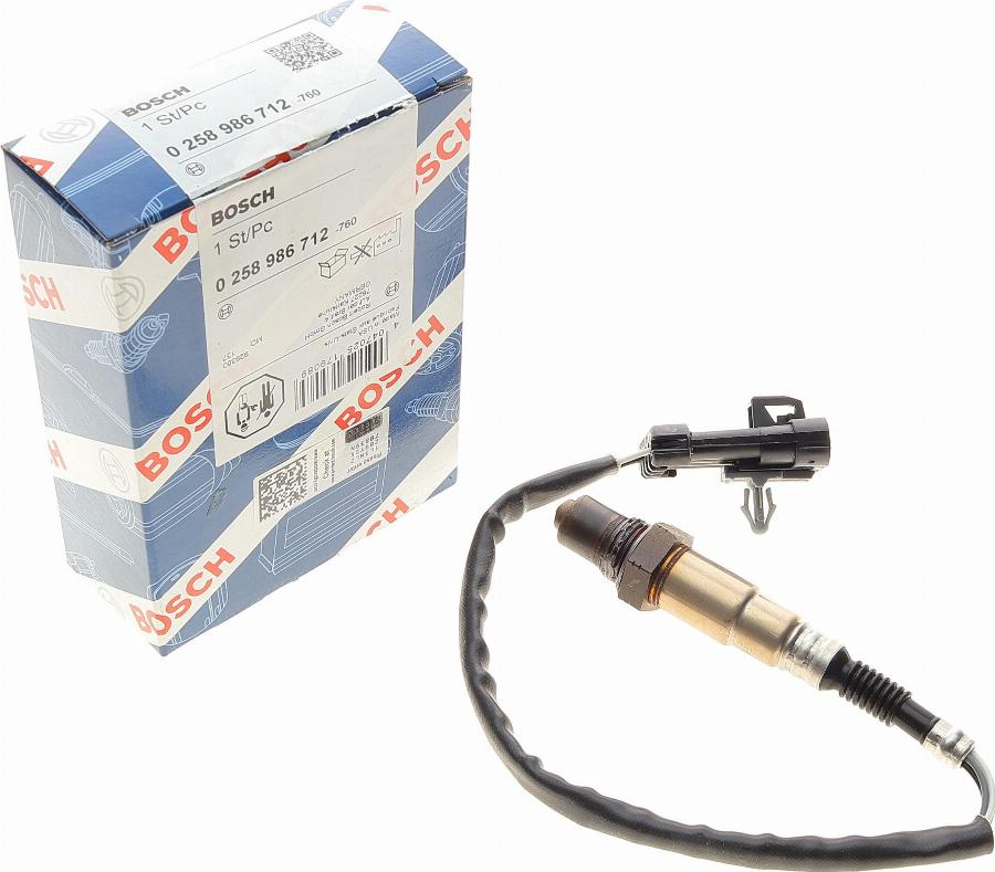 BOSCH 0 258 986 712 — Sonda lambda