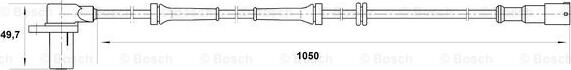 BOSCH 0 265 006 414 — Czujnik, prędkość obrotowa koła