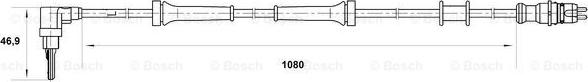 BOSCH 0 265 007 034 — Czujnik, prędkość obrotowa koła