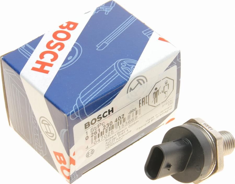 BOSCH 0 261 230 402 — Czujnik, temperatura / ciśnienie oleju
