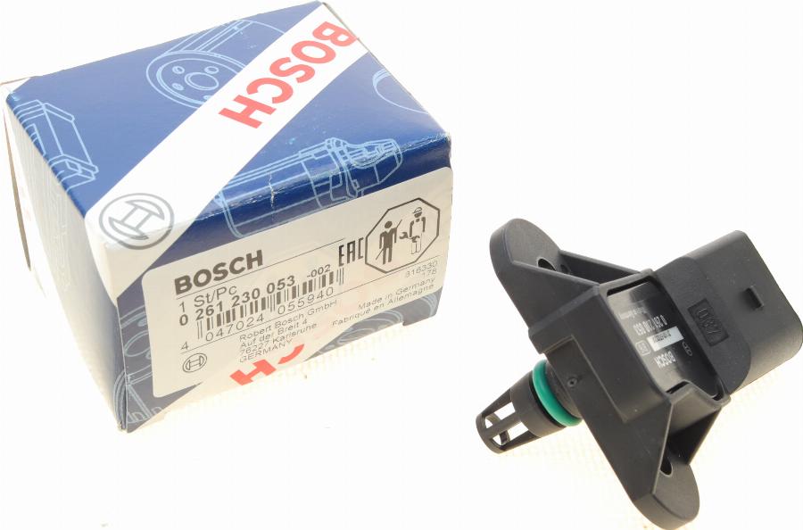 BOSCH 0 261 230 053 - Czujnik ciśnienia, wzmacniacz siły hamowania (serwo)