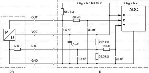 BOSCH 0 281 002 566 - Czujnik