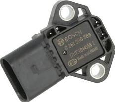 BOSCH 0 261 230 388 — Czujnik, ciśnienie doładowania