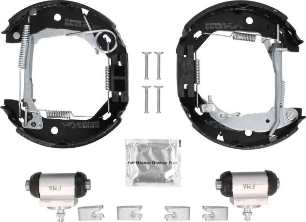 BOSCH 0 204 114 591 — Zestaw szczęk hamulcowych