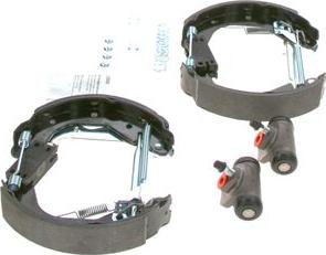 BOSCH 0 204 114 699 - ZESTAW SZCZĘK HAM. CHEVROLET SPARK 1.0-1.2 10-15 KPL. Z CYLINDERKAMI