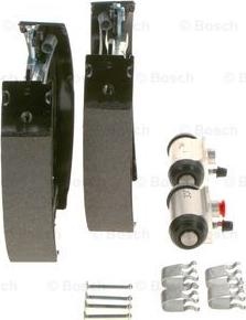 BOSCH 0 204 114 694 - ZESTAW SZCZĘK HAM. RENAULT TWINGO 1.2-1.5 DCI 12- KPL. Z CYLINDERKAMI
