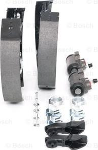 BOSCH 0 204 114 614 - ZESTAW SZCZĘK HAM. CITROEN C2-C3 1.1-1.4 02-09 KPL. Z CYLINDERKAMI