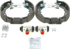 BOSCH 0 204 114 686 — Zestaw szczęk hamulcowych