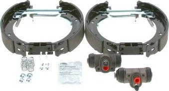 BOSCH 0 204 114 628 — Zestaw szczęk hamulcowych