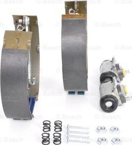 BOSCH 0 204 114 201 - ZESTAW SZCZĘK HAM. RENAULT TWINGO 1.2 96-07 KPL. Z CYLINDERKAMI